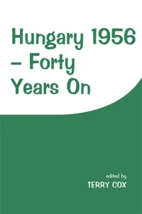 Hungary 1956_cover