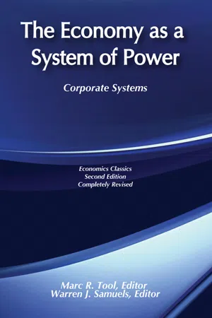 The Economy as a System of Power