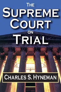 The Supreme Court on Trial_cover