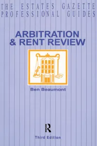 Arbitration and Rent Review_cover