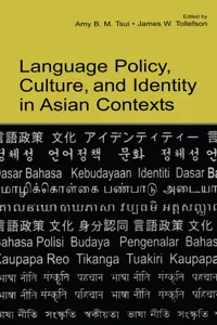 Language Policy, Culture, and Identity in Asian Contexts_cover