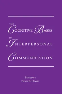 The Cognitive Bases of Interpersonal Communication_cover