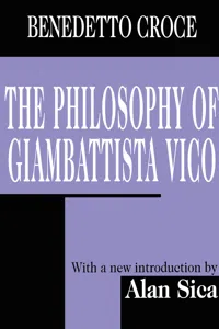 The Philosophy of Giambattista Vico_cover