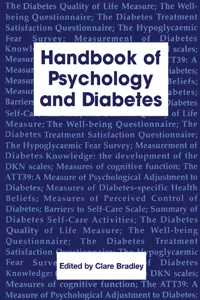 Handbook of Psychology and Diabetes_cover