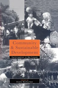 Community and Sustainable Development_cover