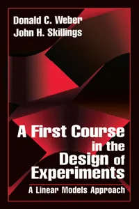 A First Course in the Design of Experiments_cover