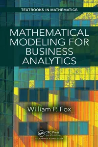 Mathematical Modeling for Business Analytics_cover