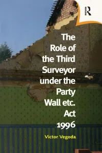 The Role of the Third Surveyor under the Party Wall Act 1996_cover