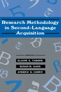 Research Methodology in Second-Language Acquisition_cover