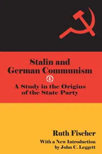 Stalin and German Communism_cover