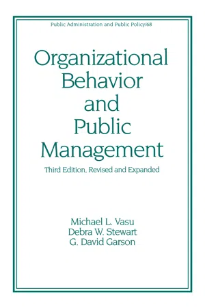 Organizational Behavior and Public Management, Revised and Expanded