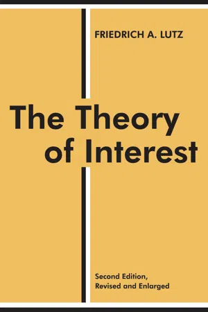 The Theory of Interest