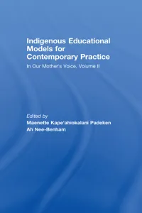 Indigenous Educational Models for Contemporary Practice_cover