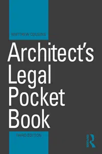 Architect's Legal Pocket Book_cover