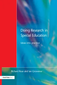 Doing Research in Special Education_cover