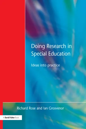 Doing Research in Special Education