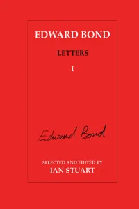 Edward Bond Letters: Volume 5_cover