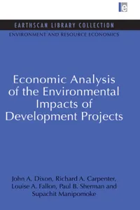 Economic Analysis of the Environmental Impacts of Development Projects_cover