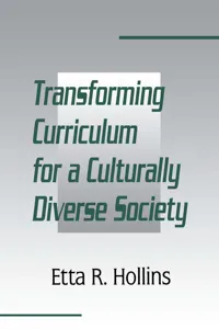 Transforming Curriculum for A Culturally Diverse Society_cover