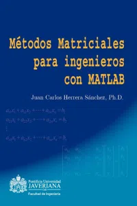 Métodos Matriciales para ingenieros con MATLAB_cover