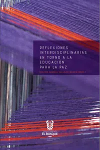 Reflexiones interdisciplinarias en torno a la educación para la paz_cover