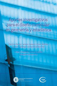 Aportes investigativos para el diseño curricular en geometría y estadística_cover