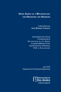 Using games as a methodology for observing the observer_cover