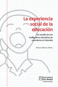 La experiencia social de la educación_cover