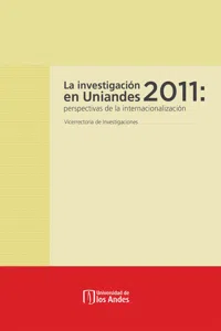 La investigación en Uniandes 2011: perspectivas de la internacionalización_cover