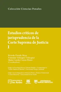 Estudios críticos de la jusrisprudencia de la Corte Suprema de Justicia I_cover