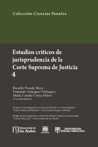 Estudios críticos de la jusrisprudencia de la Corte Suprema de Justicia 4_cover