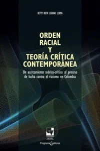 Orden racial y teoría crítica contemporánea_cover