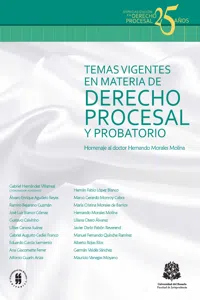 Temas vigentes en materia de derecho procesal y probatorio_cover