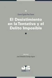 El desistimiento en la tentativa y el delito imposible_cover