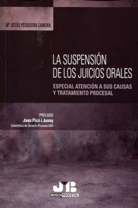 La suspensión de los juicios orales_cover