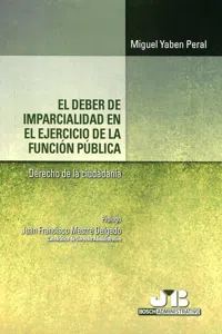 El deber de imparcialidad en el ejercicio de la función pública_cover