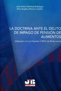 La doctrina ante el delito de impago de pensión de alimentos_cover