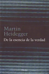 De la esencia de la verdad_cover