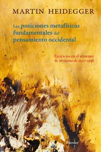 Posiciones metafísicas fundamentales del pensamiento occidental_cover