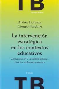 La intervención estratégica en los contextos educativos_cover