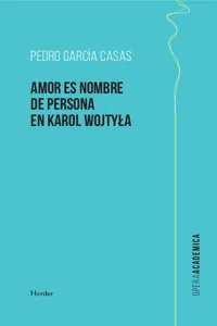 Amor es nombre de persona en Karol Wojtyla_cover