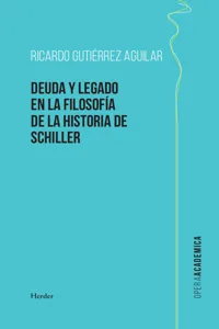 Deuda y legado en la filosofía de la Historia de Schiller_cover