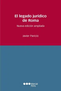 El legado jurídico de Roma_cover