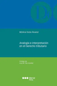 Analogía e interpretación en el Derecho tributario_cover