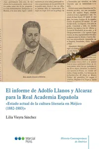 El informe de Adolfo Llanos de Alcaraz para al Real Academia Española_cover