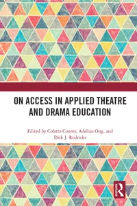 On Access in Applied Theatre and Drama Education_cover