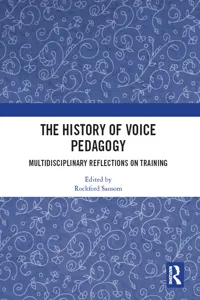 The History of Voice Pedagogy_cover