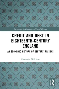 Credit and Debt in Eighteenth-Century England_cover