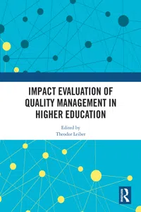 Impact Evaluation of Quality Management in Higher Education_cover