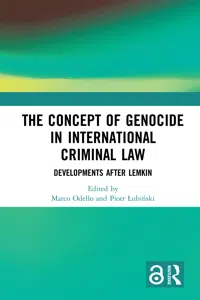 The Concept of Genocide in International Criminal Law_cover